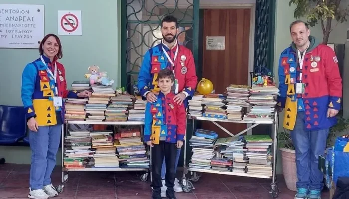 “Του Κουτιού τα Παραμύθια” έφεραν 370 παιδικά βιβλία στο Καραμανδάνειο
